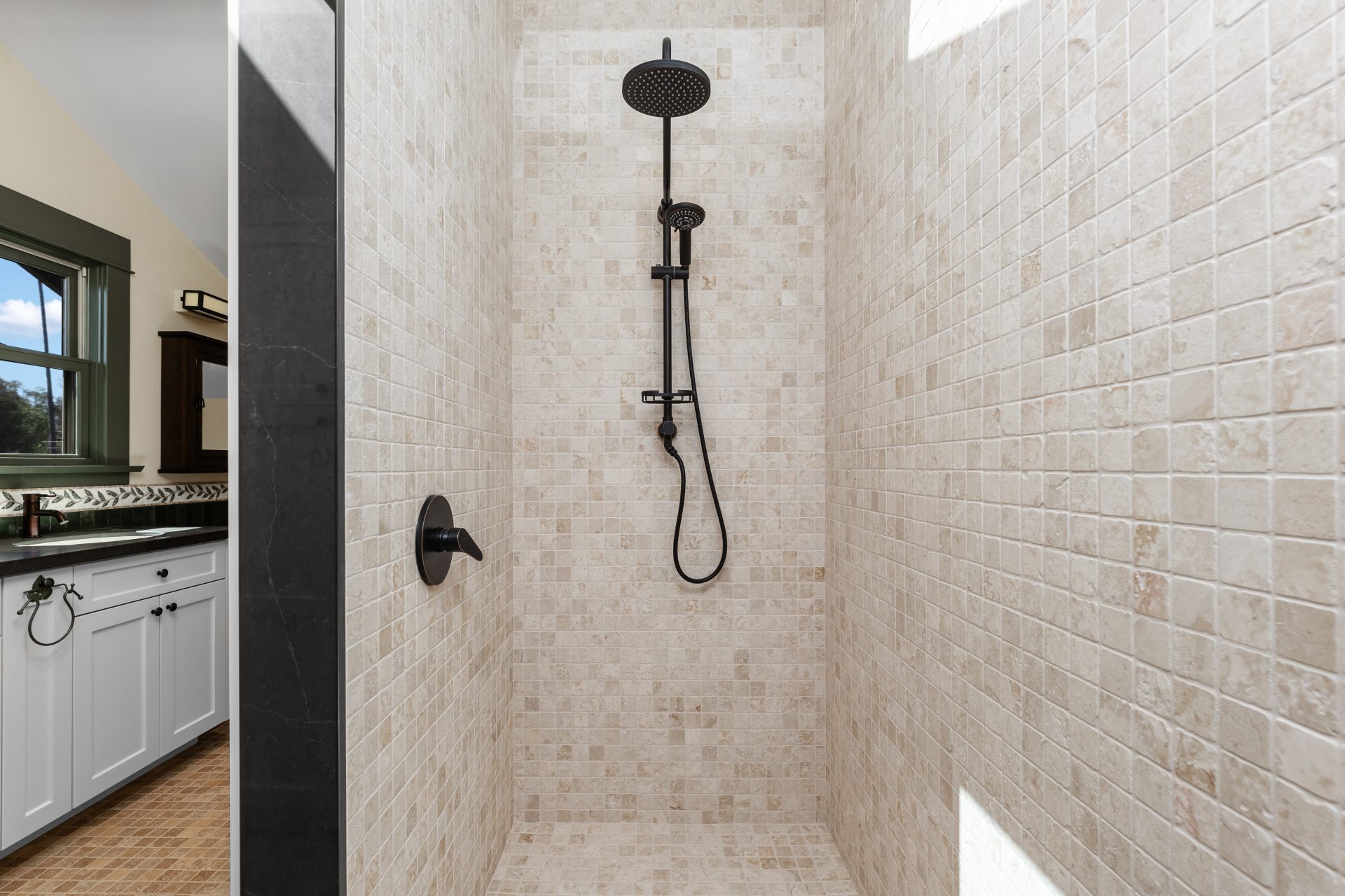 A custom bathroom remodel