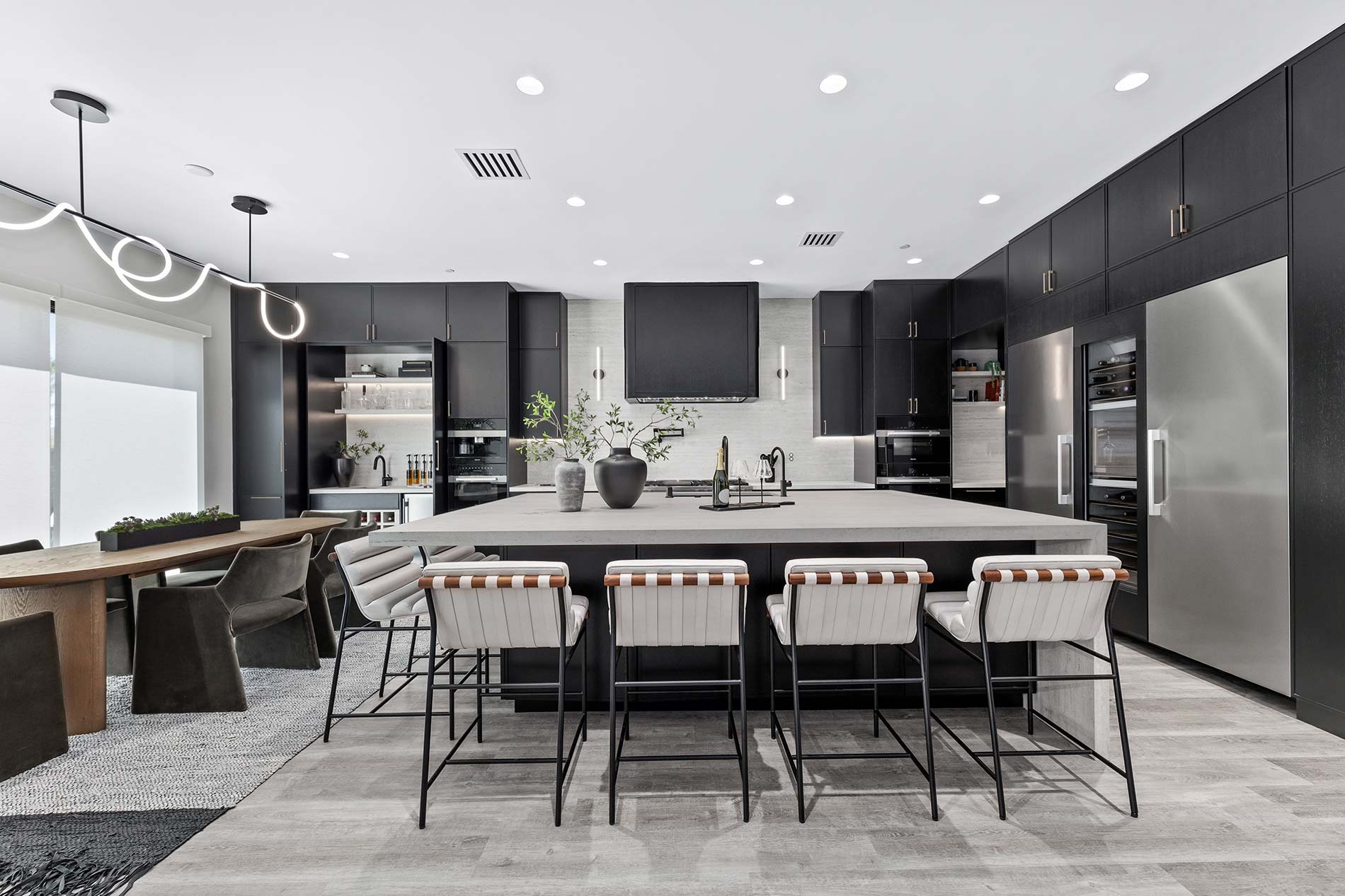 A distinctive kitchen remodel.